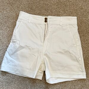 White High-Waist Shorts Everlane